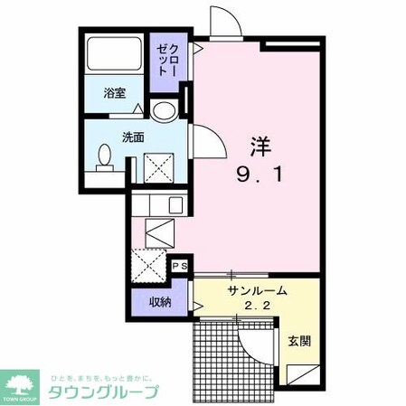 ル・プティシュの物件間取画像